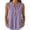 Purple, variant on NinXxx Women's Casual Collarless Sleeveless Shirt Loose Fit Blouse Summer Blue S