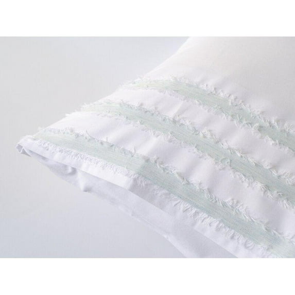 Brielle Home Vida Clipped Jacquard 180 Thread Count 100% Cotton Sheet Set & Pillowcase