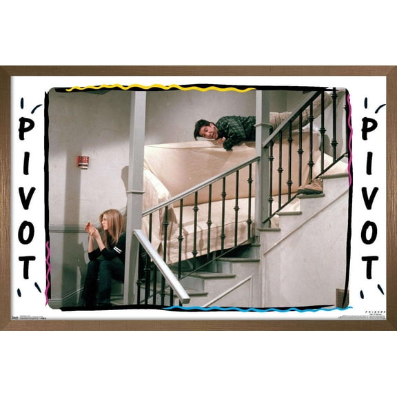 Friends - Pivot Wall Poster, 22.375" x 34", Framed