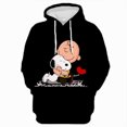 thumbnail image 3 of Sudadera con capucha de dibujos animados de Snoopy para mujer, edición de primavera y otoño, sudadera con cuello redondo para mujer, nueva moda 2024, ropa deportiva para parejas, 3 of 5