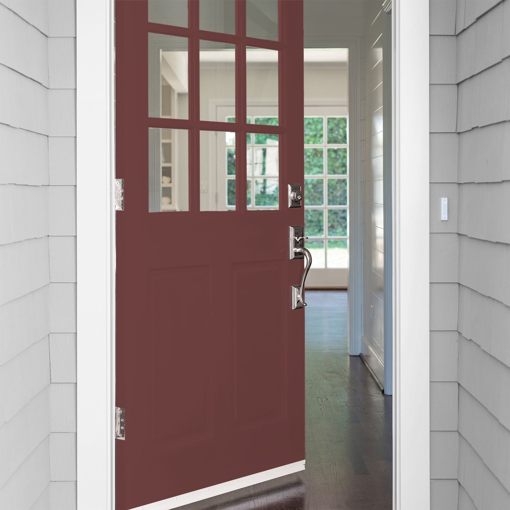 Glidden High Endurance Plus Burgundy Wine Semi Gloss Exterior Paint and Primer, 1 Gallon