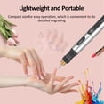thumbnail image 3 of Mini Outil Sans Fil 3 Vitesses 5V Rechargeable avec 4 Embouts de Broyage USB Rechargeable Outil Multi-Usage pour Ponçage Polissage Forage Gravure DIY, 3 of 7