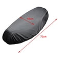 thumbnail image 4 of Funda de cojín para asiento de motocicleta, impermeable, con protección solar, para vehículos Negro M, 4 of 9