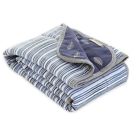 UPC: 0843474132507 | Burt s Bees Baby On the Road Organic Cotton Receiving Blanket in Indigo
