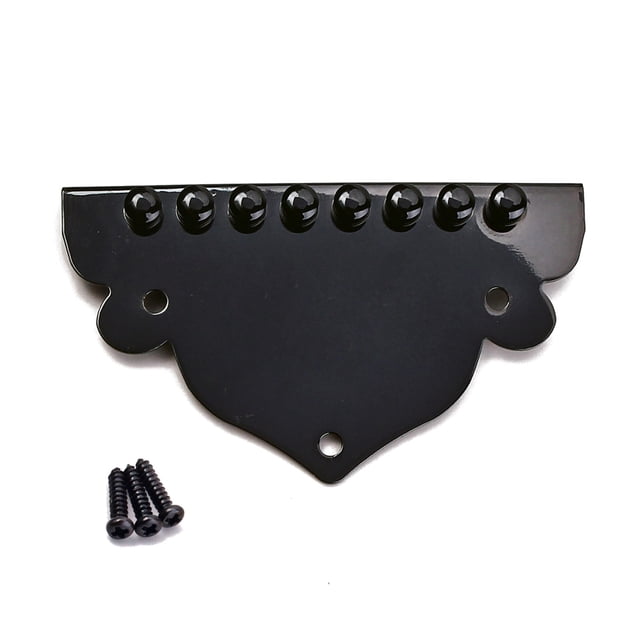 Decoración de la pieza de la mandolina con los orificios de montaje Instrumentos musicales de cuerda Puente de la pieza de cola Suministros de piezas de repuesto kenally OD010988-00