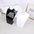 thumbnail image 6 of 1PC New Acrylic Mannequin Necklace Display Bust Stand Jewelry Holder Rack for Necklaces Pendant Earrings Display Stand Shelf TP, 6 of 6