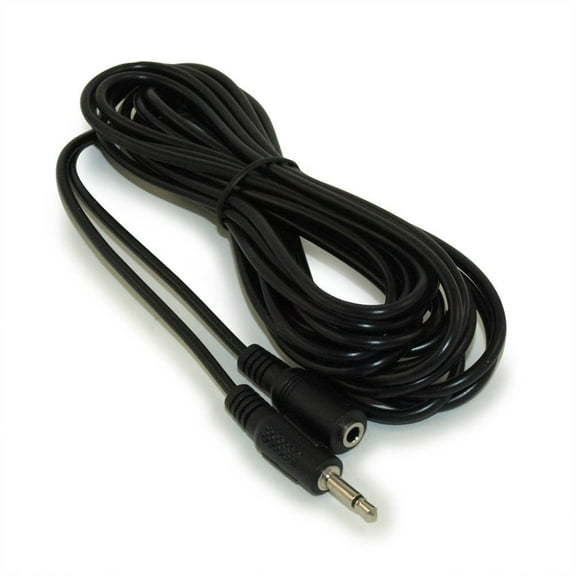 15ft 3.5mm SLIM MONO TS (2 conductor) Male to Female Audio EXTENSION Cable
