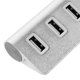 thumbnail image 5 of Adaptador divisor USB de aleación de aluminio de alta velocidad súper de 4 puertos USB para PC, 5 of 5