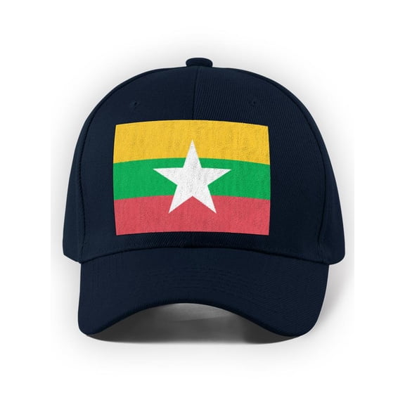 Myanmar Flag Hat  -Image by Shutterstock,  Small