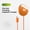 Orange, variant on 25W for MagSafe Wireless Charger, Fast Magnetic Wireless Charging Pad Qi2.2 Certified Aluminum Alloy Glass Panel Ultra-thin Portable for iPhone 17 16 15 14 13 12 Series& AirPods 4-2 Pro, with US Adap