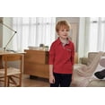thumbnail image 3 of Arshiner Boy's Polo School Uniform Shirt with Long Sleeve, 3 of 8