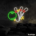 thumbnail image 4 of Craftnamesign Bowling Neon Sign, Bowling Club LED Sign, Game Zone Decor, 4 of 4