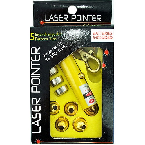 Laser Pointer With Interchangeable Heads