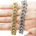 thumbnail image 6 of Rhinestone Luxury Pet Supplies Metal Material Dog Accessories Fighting Necklace Dog Jewelry Pet Chain Necklace Collar GOLD 55CM, 6 of 8