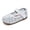 Silver, variant on Gyujnb Girls Mesh Mary Jane Shoes Soft Sole Casual Footwear, Adjustable Strap Closed Toe Ballet Shoes (Girls),18-24 Months