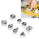 thumbnail image 1 of Juego De Cortadores, 24 Piezas Caja De Almacenamiento De Aluminio Con Acabado Brillante Diferentes Formas Moldes Para Cortar Alimentos Para Hacer Bocadillos Pasteles De Pan, 1 of 8