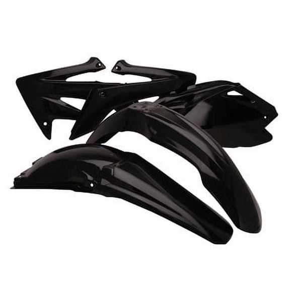 Acerbis Replica Plastic Kit Black for Honda CRF250R 2004-2005