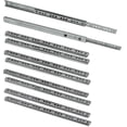 thumbnail image 1 of ZHAOCHENG Paquete de 5 pares (10 piezas) de correderas/correderas de bolas, pieza de extracción de 17 mm x 278 mm para cajón, galvanizado de 450 mm, 1 of 4