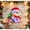 C, variant on Santa Luminous Door Hanging in A, Plastic, 26.5x23cm, Light-Up Santa Graphic, DIY Snowman Scene, Perfect for Holiday Door Decor