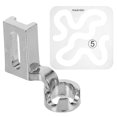 thumbnail image 2 of 1 Set of Multi-functional Sewing Presser Feet Cutting Ruler Diy Cloth Patchwork Ruler Patchwork Gadget, 2 of 8