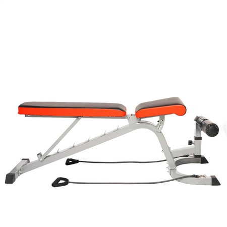 exercise bench with resistance bands