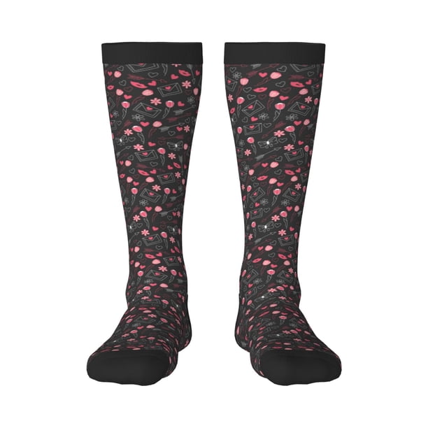 Balery Valentine'S Day Calcetines novedosos Calcetines deportivos Calcetines hasta la rodilla Calcetines de algodón Calcetines originales y geniales