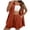 Brown, variant on Short Sets for Women Sleeveless Button Down Collared Shirt and Shorts 2 Piece Matching Set Womens Lounge Set