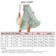 thumbnail image 4 of Falda cruzada con lazo para mujer, estampado floral, ribete con volantes, diseño dividido, longitud media, dobladillo fluido, falda de verano con forro, 4 of 6