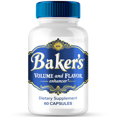 Bakers Capsules, Official Bakers Supplement Pills for Men - Maximum Strength Performance for Semen Volumizer, All Natural for Overall Health & Wellness, Help Boost Your Volume Pills Reviews (1 Pack)