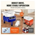 thumbnail image 3 of Pottery Wheel 10 inch, 350W Electric Ceramic Wheel with LCD Touch Screen & Foot Pedal, Direct Drive Pottery Forming Machine for Clay Art, DIY Crafts, Blue, 3 of 7