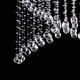 thumbnail image 3 of Candil de Cristal Cortado Gamalux Williams Krystal Átomo 4 Luces Metal Cristal Cortado, 3 of 5