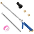 thumbnail image 1 of MesaSe Jet Nozzle for Garden Hose with 2 Different Nozzles and Hose Quick Connector Rustproof Jet Nozzle Power Washer Multifunctional High Pressure Power Washer Wand for Patio Garden, 1 of 11