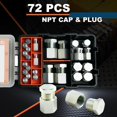 thumbnail image 2 of Kit de tapones y tapones para mangueras hidráulicas Legines con 72 piezas NPT, 2 of 6