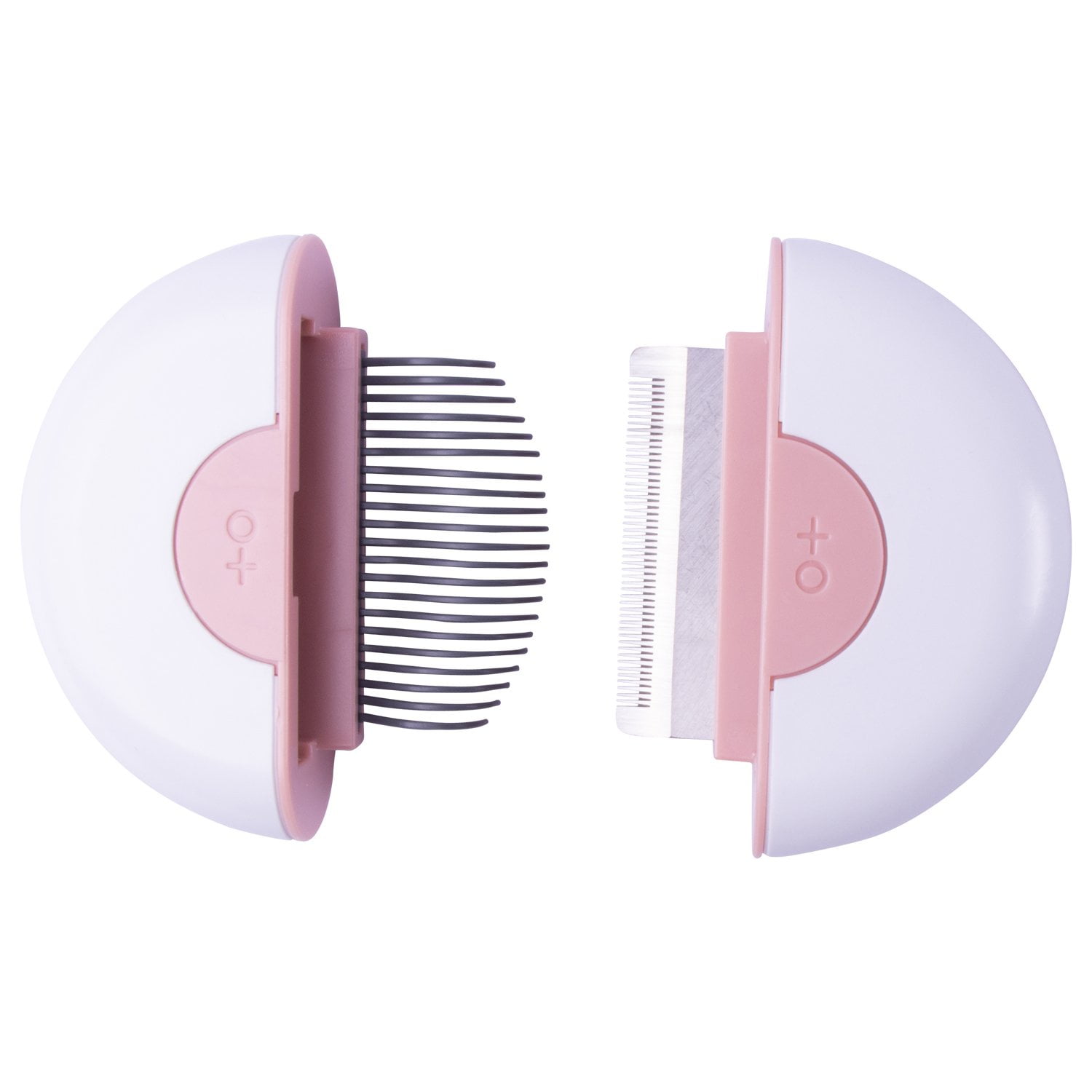 Pet Life ® LYNX 2-in-1 Travel Connecting Grooming Pet Comb and Deshedder