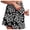 Black, variant on FASHOFT Tennis Skirts For Women Fashion Printed Double Layer Skort With Pockets Elastic For Outdoor Fitness Activities Womens Athletic Skirt Black