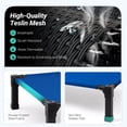 thumbnail image 5 of Elevated Dog Bed, Cooling Raised Bed, Portable&No-Slip for Outdoor or Indoor Use, Navy, Large, 51"L x 36"W x 9.3"H, 5 of 7