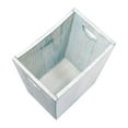 thumbnail image 5 of Wood Trash Can Wastebasket Rustic Rectangular Garbage Container Bin Bedroom, 5 of 7