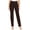 Coffee Roast, variant on Flat Front High Rise Amanda Straight Jeans (Women's or Women's Plus)