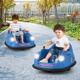thumbnail image 2 of Gymax 12V Electric Kids Ride on Bumper Car Battery Powered Bumping Car w/ Remote Control Navy, 2 of 10