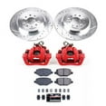thumbnail image 2 of PowerStop Rear Z23 Evolution Sport Brake Pad and Rotor Kit with Red Powder Coated Calipers Fits: LINCOLN Select Models KC8846A, 2 of 4