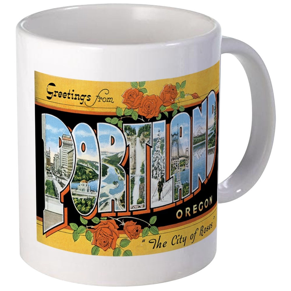 CafePress Portland Oregon OR Mug Unique Coffee Mug, Coffee Cup