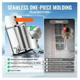 thumbnail image 3 of Stainless Steel Water Filter, 2.25G Gravity Water Filter System, 304 Stainless Steel Countertop Filter, Reduces Lead & Chlorine, 2 Ceramic Filters, Spigot, 3 of 7
