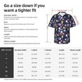 thumbnail image 5 of Rateoe Colorful Jellyfish Pattern Men’s Hawaiian Shirt – Short Sleeve Button-Down Tropical Beach Shirt, Lightweight & Breathable Casual Aloha Shirt with Pocket,XX-Large, 5 of 7