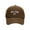 Coffee, variant on Aocisk Men's Adjustable Letter Print Baseball Cap for Outdoor Sports and Casual Fashion Wear Green M