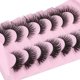 thumbnail image 4 of Pestañas postizas, pestañas postizas, extensiones de pestañas artificiales, pestañas postizas, pestañas naturales, pestañas postizas de aspecto natural, 4 of 4