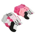 thumbnail image 6 of ACOUTO Newborn Infant Cotton Socks 5 Pairs Baby Girl Anti Slip Soft Socks 0‑1 Year Old, 6 of 8