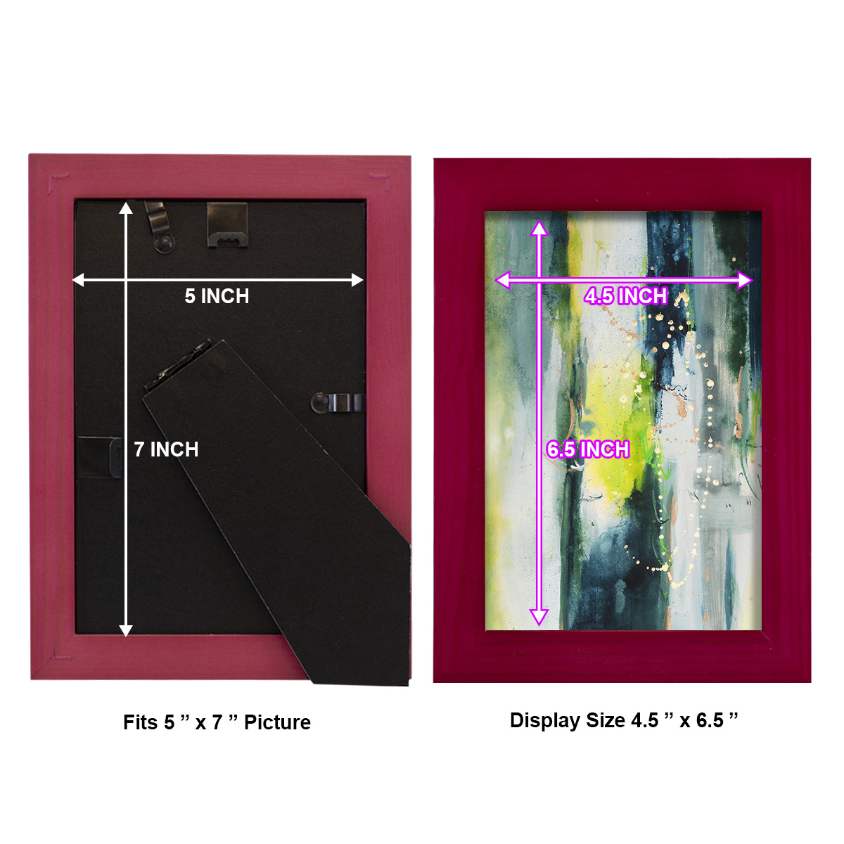 Treetops I - Framed Print w/glass - Cherry Red
