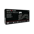 thumbnail image 2 of Ansell Microflex Black Dragon BD-100N Disposable Nitrile Gloves, 5.5mil, Black Medium, Box of 100, 2 of 5