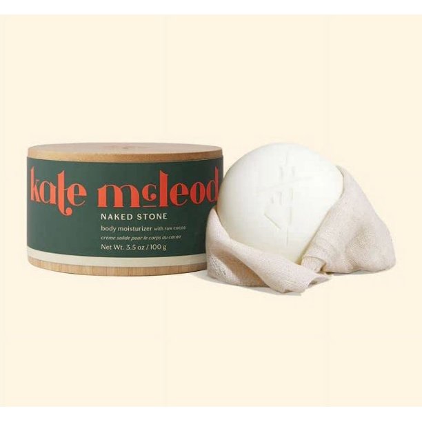 Crema hidratante corporal sólida Naked Stone de Kate McLeod - KIT de inicio