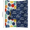 thumbnail image 6 of ELVY - Reversible Birthday Wrapping Paper Roll For Boys Girls Kids Men Women - Colorful, 6 of 6